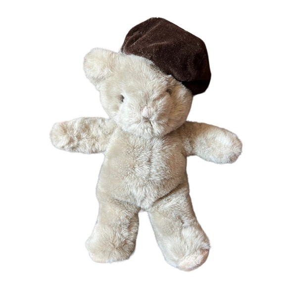 Vintage Mary Meyer Plush Bear Society Celia, Faux Fur Coat Jacket Beret Hat 12” - Picture 4 of 10